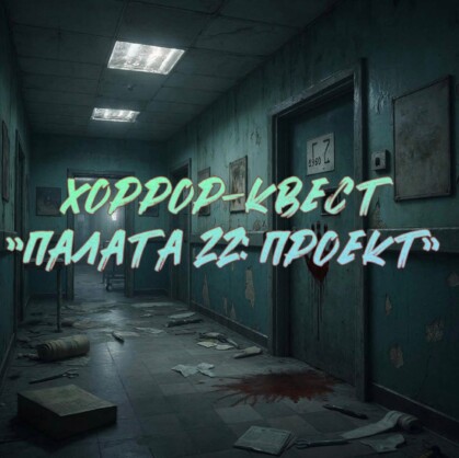 Палата 22: ПРОЕКТ. Добро пожаловать на квест «Палата 22: ПРОЕКТ» в городе Пермь! Игроки окажутся в стенах психиатрической клиники, и каждый день, проведенный здесь, приблизит вас к необратимой потере себя. С каждым часом, с каждым...