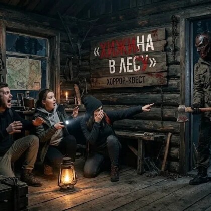 Хижина в лесу. Добро пожаловать на квест «Хижина в лесу» в городе Липецк, где  ваша основная задача— выбраться из хижины живыми. Но...