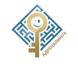 Лого: квесты Адреналин74 Челябинск