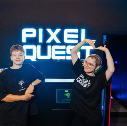 PixelQuest. «Pixel Quest» в Самаре — это формат развлечений на световом пиксельном полу, который позволяет весело провести время с семьёй, устроить детский праздник или корпоратив. Игры подходят как взрослым, так и детям от 3...