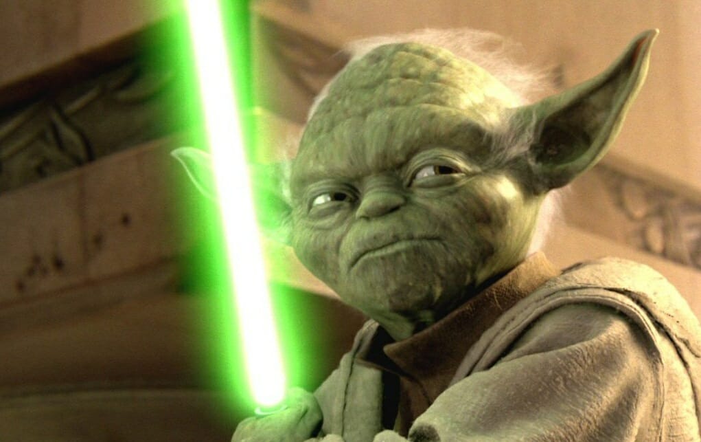 Ультрафиолетовая лампа с Мастером Йодой